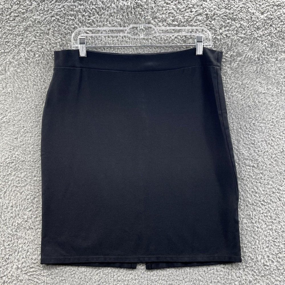 Charlotte Russe+ Women's Skirt Women's Size 1X Black Slit Tube Skirt Ladies 1X